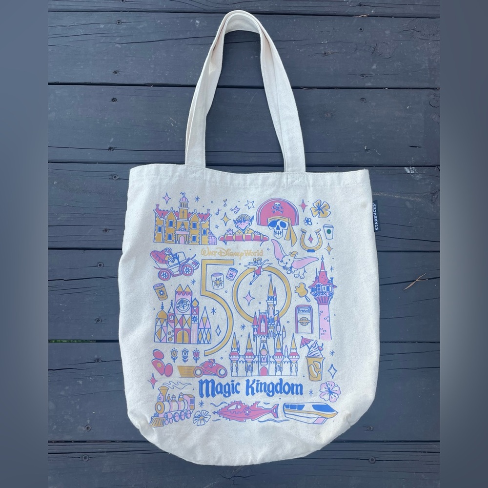 Disney 50th Anniversary Canvas Tote Bag